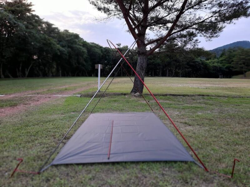 MSRのテント「エリクサー2グリーン」は、ソロキャンプにおすすめの 