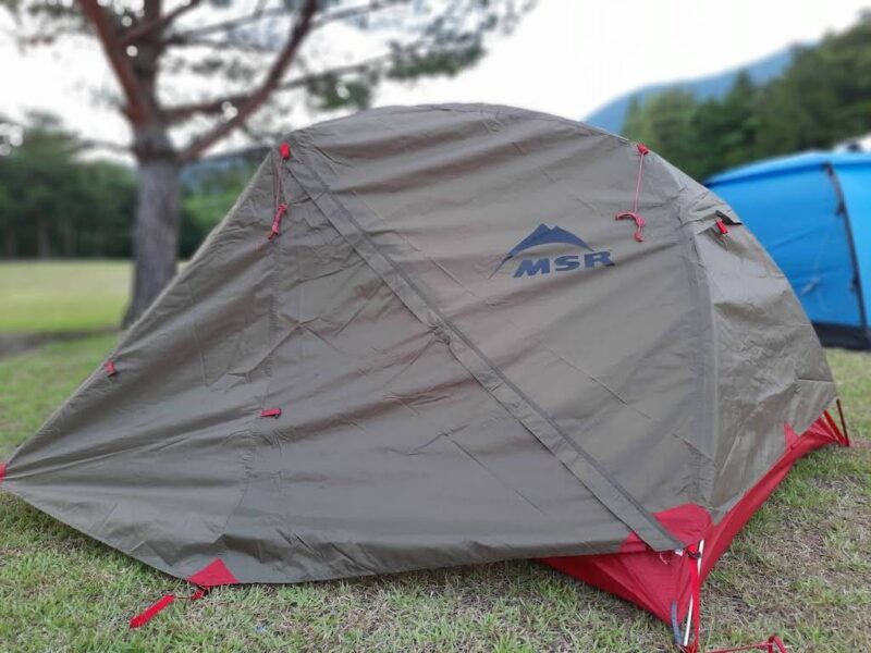 MSRのテント「エリクサー2グリーン」は、ソロキャンプにおすすめのコスパ最強テントだった。｜OUTDOOR SHIGA(アウトドアシガ)