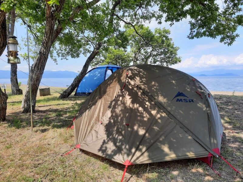 MSRのテント「エリクサー2グリーン」は、ソロキャンプにおすすめの 